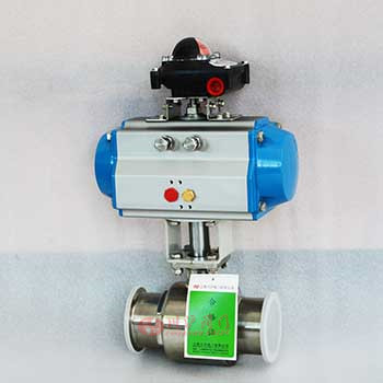 氣動(dòng)衛(wèi)生級球閥圖片