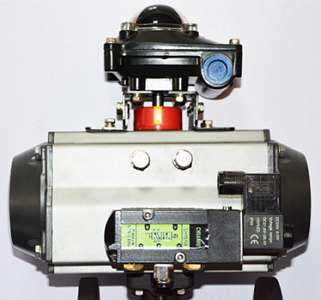 氣動(dòng)塑料球閥開關(guān)型接線圖