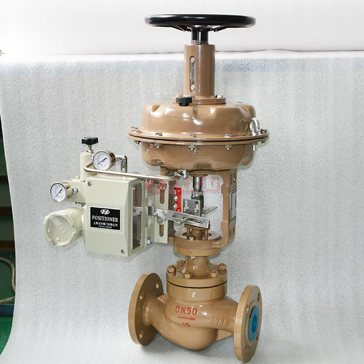 氣動調(diào)節(jié)閥帶手輪圖片